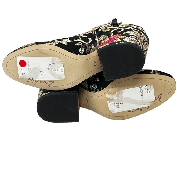 Sam Edelman women's Taye Jacquard floral embroidered ankle booties size 6.5 NWT - Picture 8 of 15
